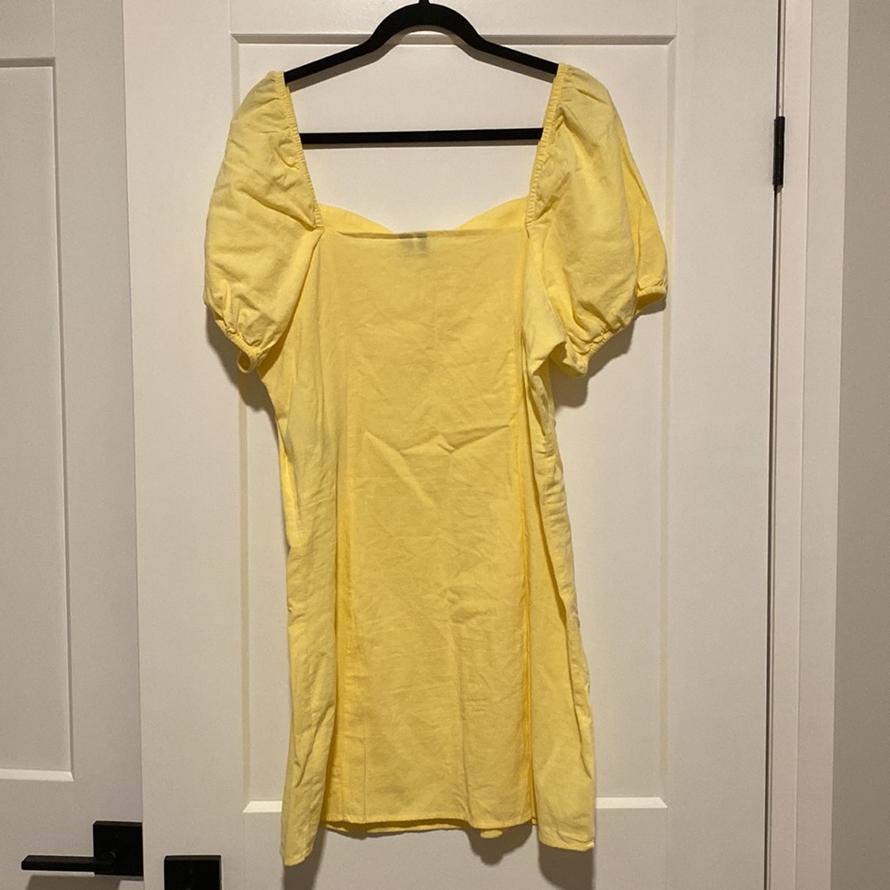 Vero Moda Butter Yellow Mini Dress - Picture 9 of 12